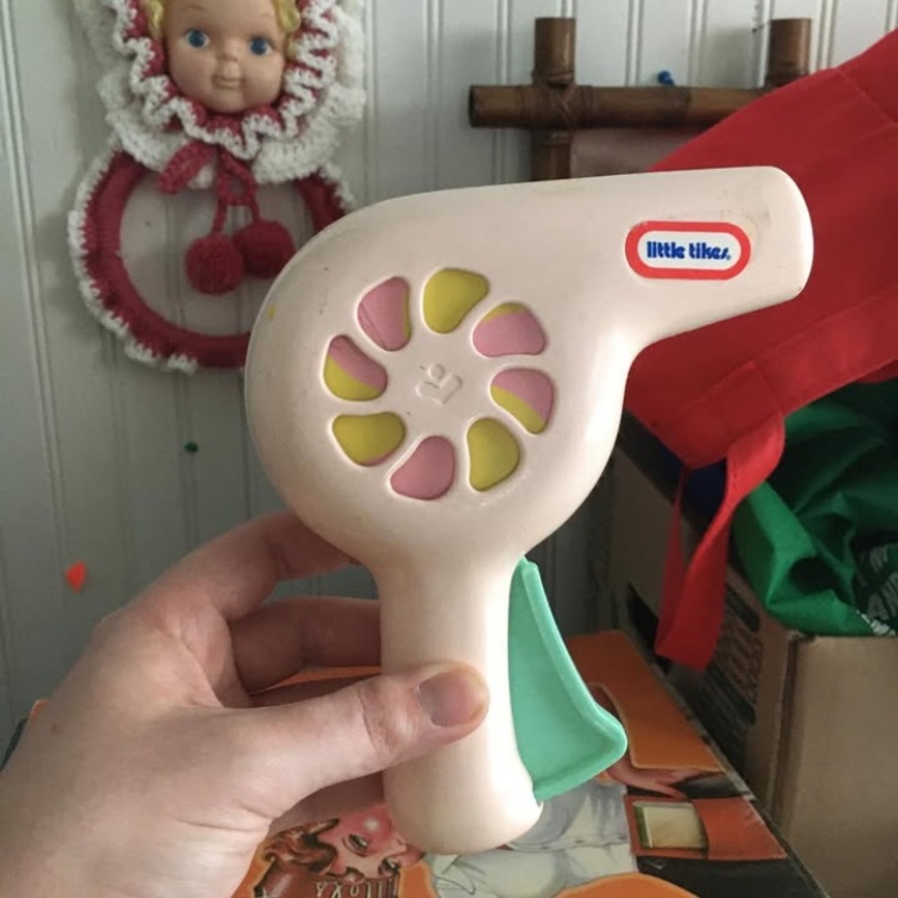 Vintage little tykes hair dryer
